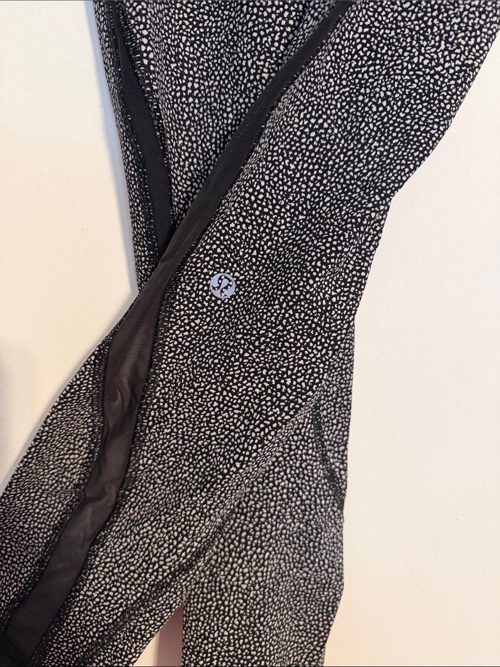 lululemon athletica Black and White Speckle High-Rise Leggings